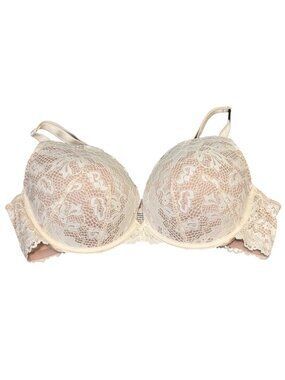 Torrid Ivory Lace Push-Up Plunge Bra 42D Convertible Crossback